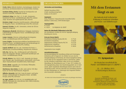 Mit dem Erstaunen f&auml;ngt es an - Deutsche Gesellschaft f&uuml;r Poesie