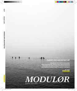 POESIE DER ARCHITEKTUR