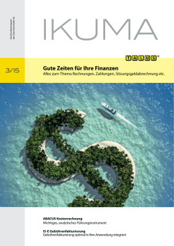 IKUMA, Ausgabe 3/2015