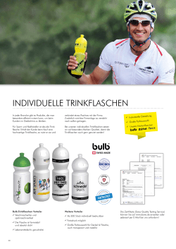 INDIVIDUELLE TRINKFLASCHEN