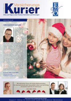 Infos und Tipps zu den Themen Versichern und Vorsorgen Liebe