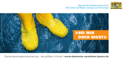 BEI MIR DOCH NICHT - Elementar versichern