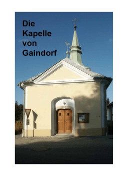 Die Kapelle von Gaindorf