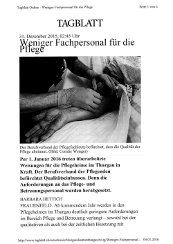 Zeitungsartikel - SBK Sektion St.Gallen Thurgau Appenzell
