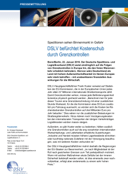 pdf DSLV-Pressemitteilung Speditionen sehen Binnenmarkt in