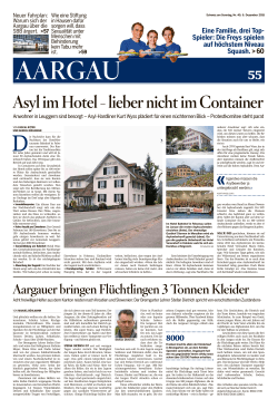 Aargauer Zeitung (Ost), vom: Sonntag, 6. Dezember 2015