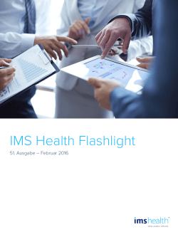 IMS Health Newsletter Flashlight Ausgabe 51