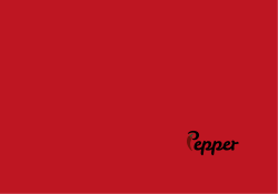 Katalog "Pepper" als PDF