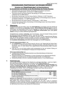 Informationsblatt - Kaufm&auml;nnischen Schulen Tecklenburger Land