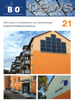 B&O setzt in Rüsselsheim auf Solarenergie