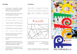 Kulturhaus Pablo-Flyer