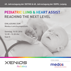 pediatric lung & heart assist reaching the next level
