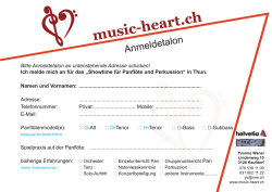 Ich melde mich an f&uuml;r das &bdquo;Showtime f&uuml;r Panfl&ouml;te und - music