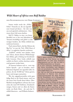 Wild Heart of Africa von Rolf Baldus
