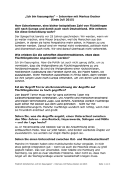 Ich bin fassungslos - Friedrich Schorlemmer