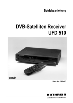 DVB-Satelliten Receiver UFD 510