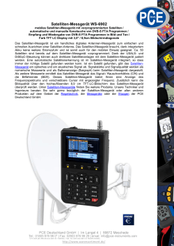 Satelliten-Messgerät WS-6902