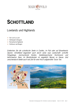 schottland - Studiosus