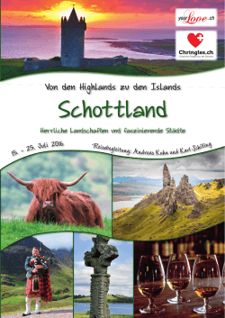 Schottland - KulTOUR Ferienreisen AG