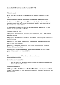 Jahresbericht Hallenspielleiter 14_15x