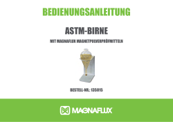 BEDIENUNGSANLEITUNG