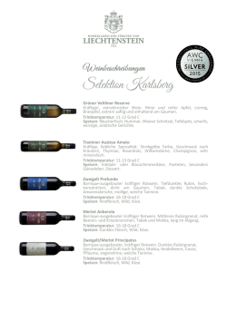 Gr&uuml;ner Veltliner Reserve Kr&auml;ftiger, extraktreicher Wein. Birne und