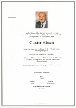 G&uuml;nter Hirsch - Brand