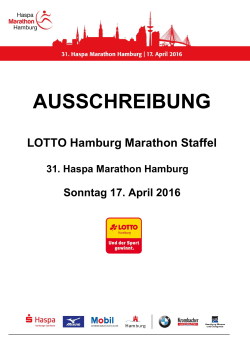 ausschreibung - Haspa Marathon Hamburg