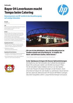HP RP7800 | IT case study | Bayer Leverkusen | HP