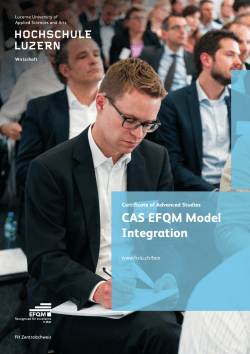 CAS EFQM Model Integration
