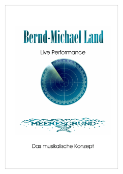 Meeresgrund -Das musikalische Konzept - Bernd