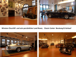 Winston Churchill und sein persönlicher Land Rover, Classic Center
