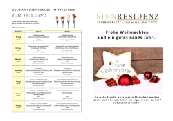 Erlebnisblatt KW 52 und 53