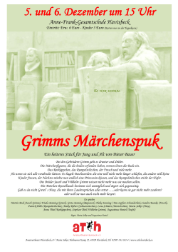 Grimms Märchenspuk - AmateurTheater Havixbeck