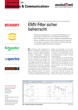 12.2015: EMV-Filter sicher beherrscht