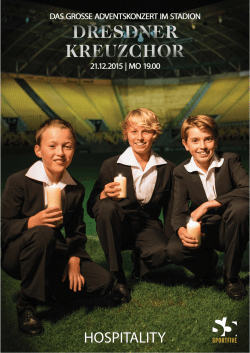 Informationen  - Dresdner Kreuzchor