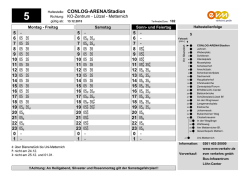 Haltestelle: CONLOG-ARENA/Stadion