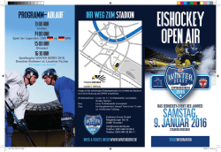 IHR WEG ZUM STADION PROGRAMM