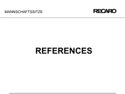 RECARO Stadionsitze Referenzen , PDF