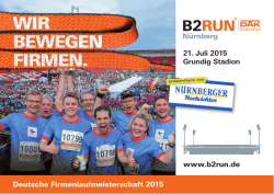 www.b2run.de 21. Juli 2015 Grundig Stadion Deutsche