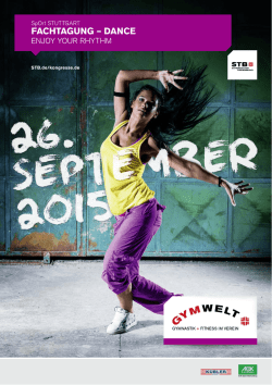 fachtagung – dance - Schwäbischer Turnerbund