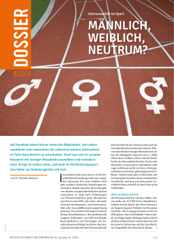 männlich, weiblich, neutrum? - Deutsche Zeitschrift für Sportmedizin