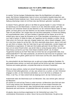 Gefunden (15. 11. 2015 Urs Rickenbacher)