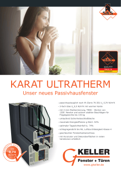 Karat Ultratherm Flyer.indd