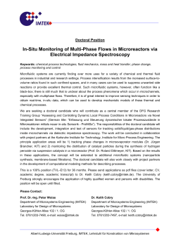 In-Situ Monitoring of Multi-Phase Flows in Microreactors via