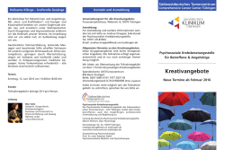 Kreativangebote 2016
