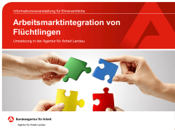 Infoveranstaltung der Arbeitsagentur_2015 - Caritas
