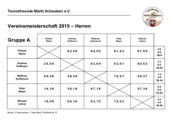 Ergebnislisten Einzel