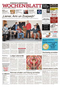 Ried Wochenblatt vom 30.03.2016