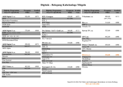 Digitale - Belegung Kabelanlage M&uuml;geln - Naumann